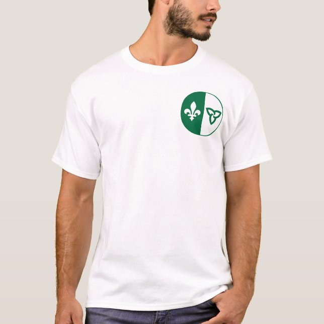 Franco-Ontarian Flag T-Shirt (Front)
