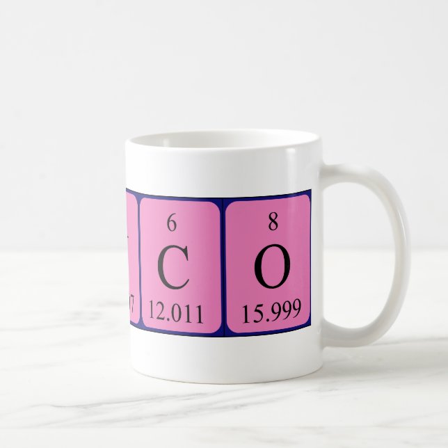 Franco periodic table mug (Right)