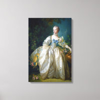 FRANCOIS BOUCHER - MADAME BERGERET portrait art