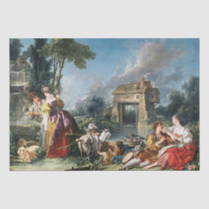 Francois Boucher The Fountain of Love (1748) Tissue Paper