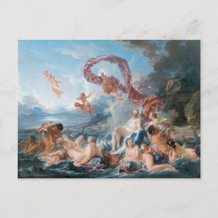 Francois Boucher's The Triumph of Venus (1740) Postcard