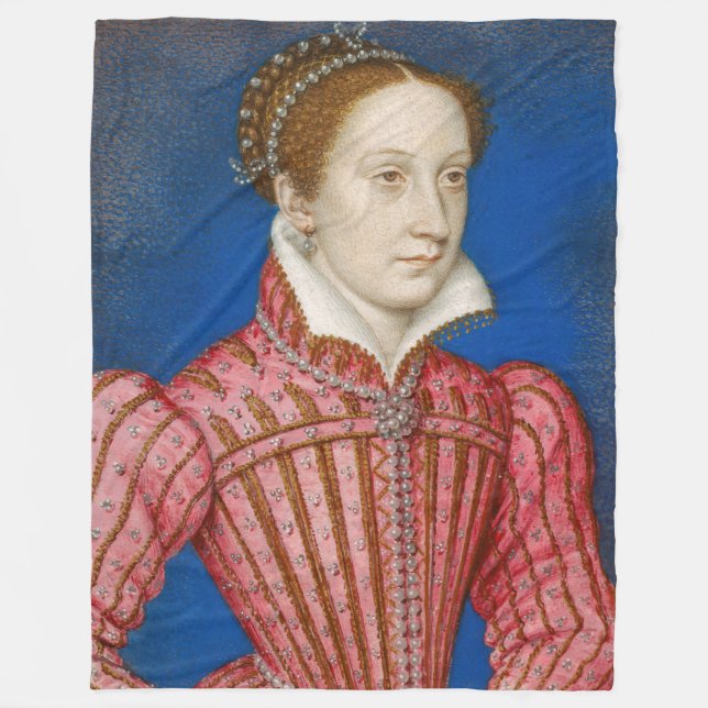 Francois Clouet - Mary, Queen of Scots Fleece Blanket (Front)