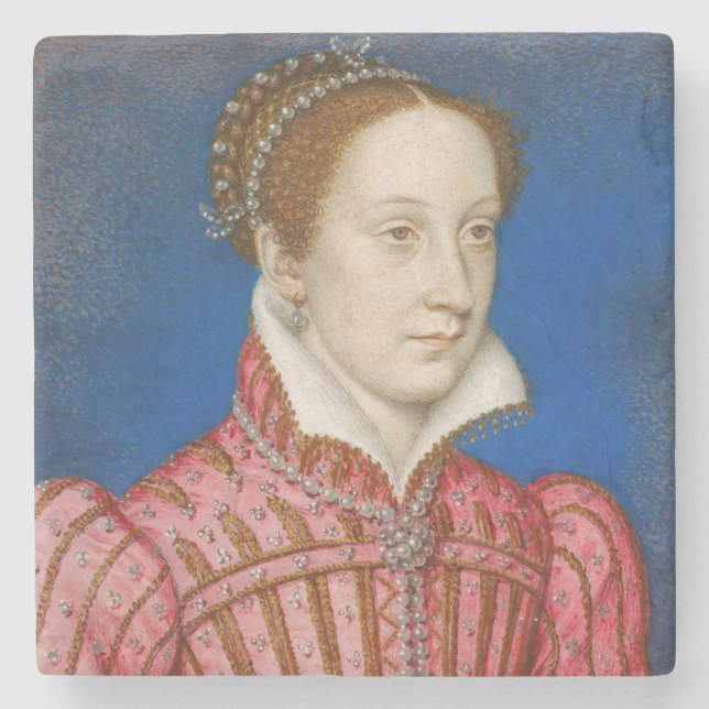 Francois Clouet - Mary, Queen of Scots Stone Coaster (Front)