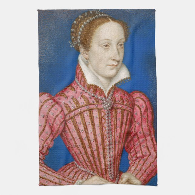 Francois Clouet - Mary, Queen of Scots Tea Towel (Vertical)