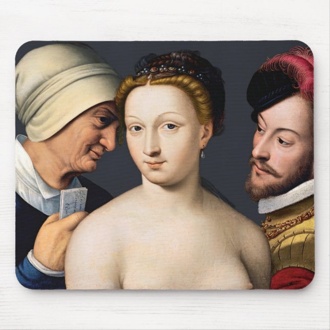Francois Clouet - The Love Letter Mouse Pad (Front)
