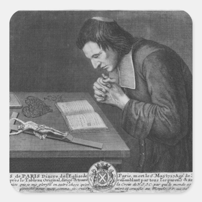 Francois de Paris Square Sticker (Front)