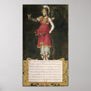 Francois I  as a composite deity Poster