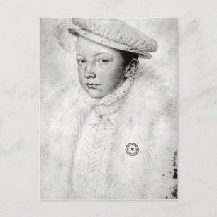Francois II 1560 Postcard