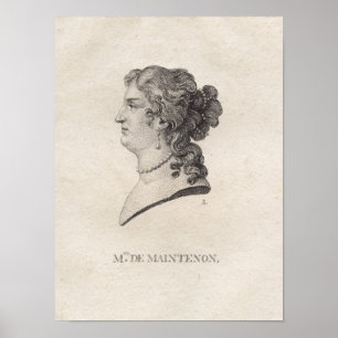Francoise d'Aubigne, Madame de Maintenon Poster