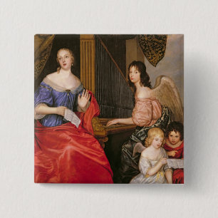 Francoise Louise Duchess La Valliere with 15 Cm Square Badge