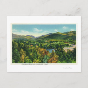 Franconcia Notch & Pemigewasset Valley Postcard