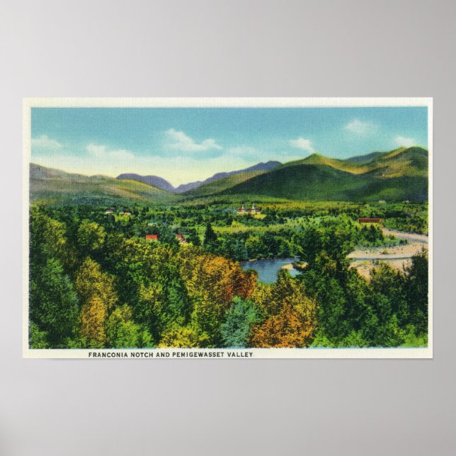 Franconcia Notch & Pemigewasset Valley Poster (Front)