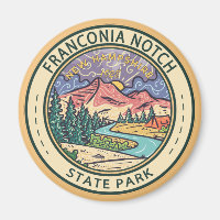 Franconia Notch State Park New Hampshire Badge 