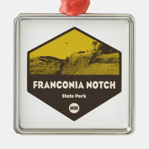 Franconia Notch State Park New Hampshire Metal Tree Decoration