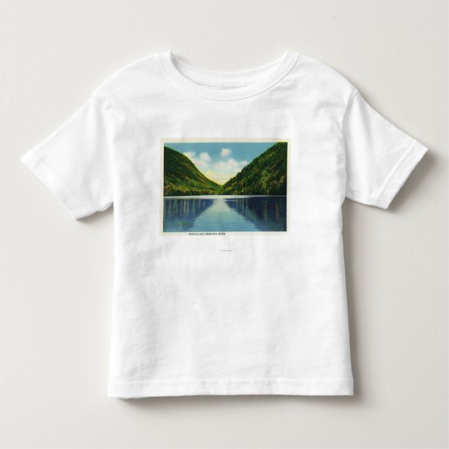 Franconia Notch State Park View of Profile Lake Toddler T-Shirt (Front)