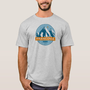 Franconia Range New Hampshire Stars Moon T-Shirt