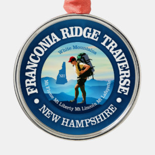 Franconia Ridge Traverse (C) Metal Tree Decoration