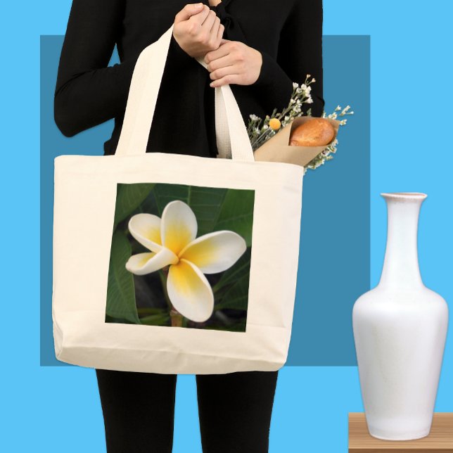 Frangipani Flower Shopping / Tote Bag (Creator Uploaded)
