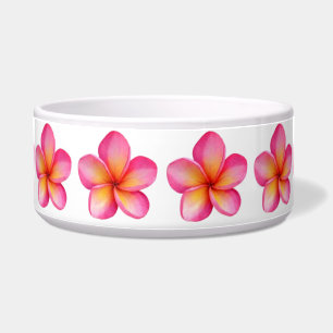 Frangipani Large Ceramic Pet Bowl