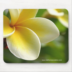 frangipani mouse pad