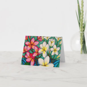 Frangipani Note Card