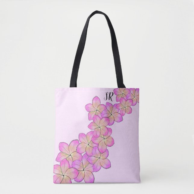 Frangipani Personalised Tote Bag (Front)