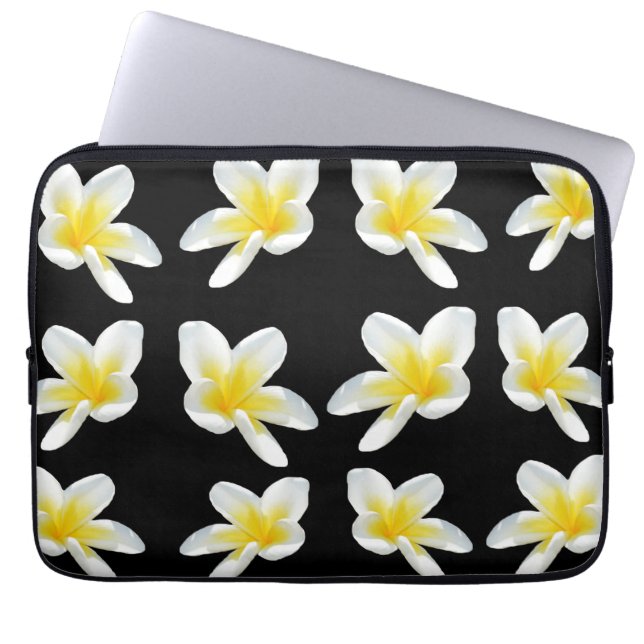 Frangipani, Sensation, Laptop Sleeve (Front)
