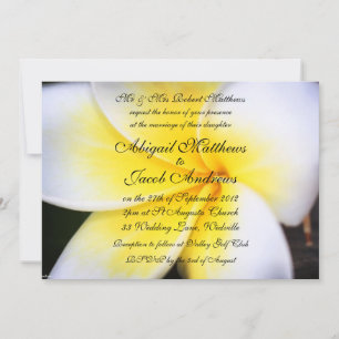 Frangipani - Wedding Invitation