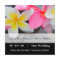 Frangipani Wedding Save the Date announcements