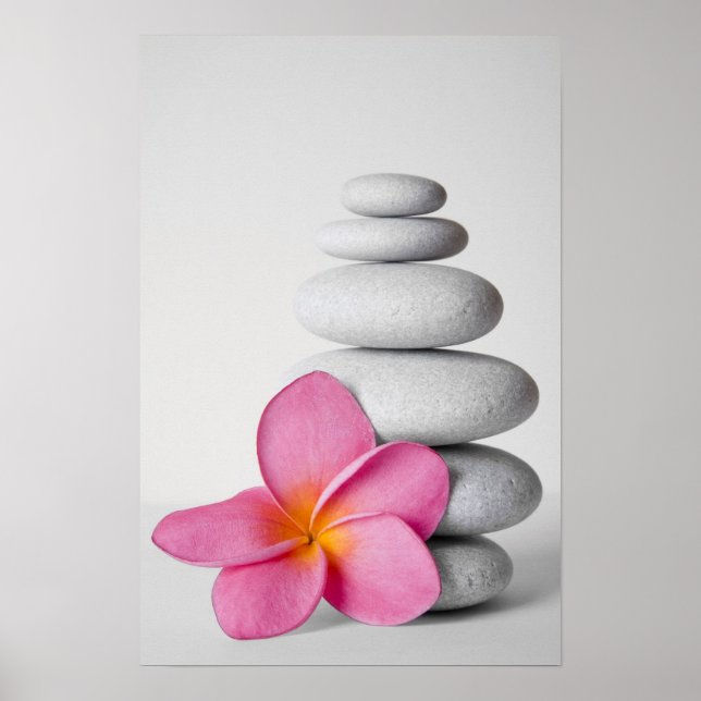 Frangipani Zen Poster (Front)