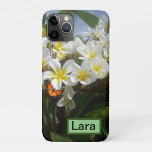 Frangipanis With Butterfly, Customised  Case-Mate iPhone Case