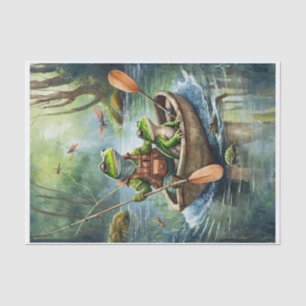 Frank and George Go Fishing, Fishing Frogs Tissue Paper
