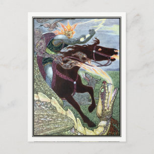 Frank C. Papé Pape - Falcon the Hunter Postcard