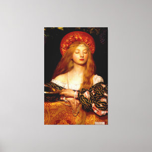 FRANK CADOGAN COWPER VANITY 1907 Pre-Raphaelites Canvas Print