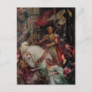 Frank Dicksee - The Two Crowns Postcard