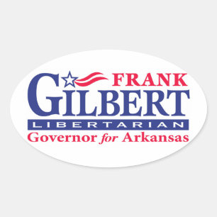 Frank Gilbert - Oval Sticker