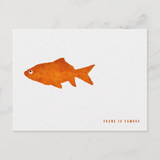 Frank is Famous Postcard