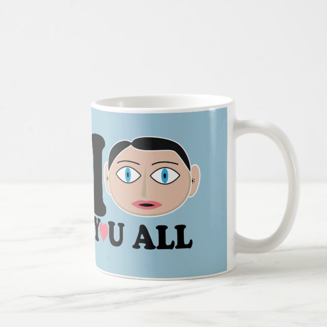 Frank Loves You All Coffee Mug (Right)