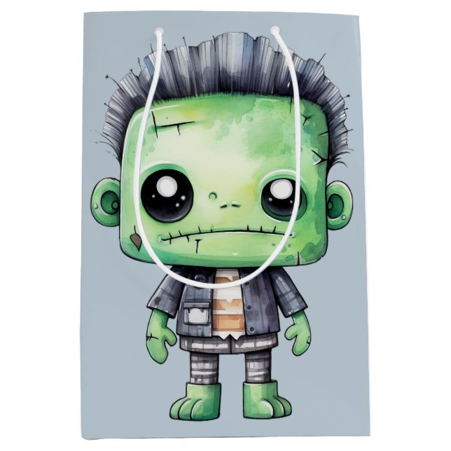 Frank N. Stein Trick or Treat  Medium Gift Bag (Front)