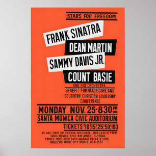 Frank Sinatra - Dean Martin - Sammy Davis, Jr Poster