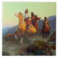 Frank Tenney Johnson Western Art “Renegade Apache”