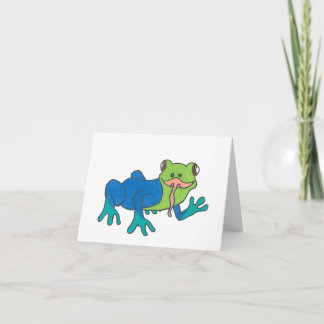 Frank the Frog thank you card