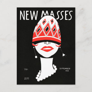Frank Walts Modernist Holiday Postcard