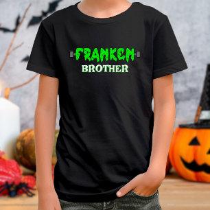 Franken Brother Kids Frankenstein Halloween T-Shirt