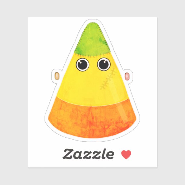 Franken Candy Corn Halloween (Sheet)