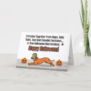 Franken‑Pup’s Patchwork Chaos - Halloween Card