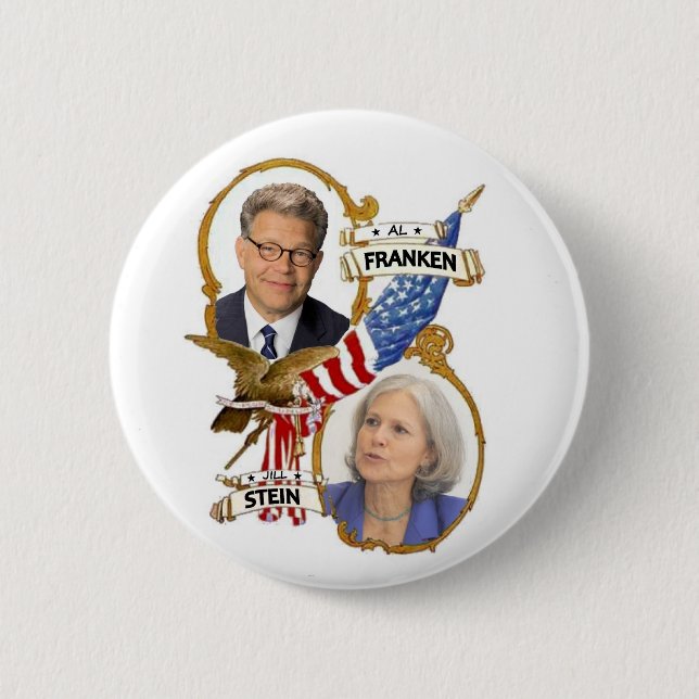 Franken-Stein for President 2012 6 Cm Round Badge (Front)