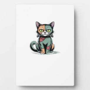 FrankenCat Oversized T-Shirt Plaque