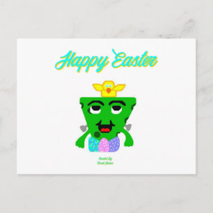 FrankenCheese Easter Postcard