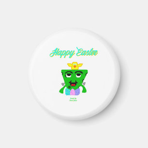 FrankenCheese Easter Round Magnet